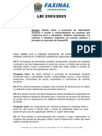 Lei Municipal Nº 23032023 - Alimentação Saudável Nas Escolas