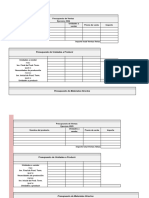 Formatos Presupuesto de Operación Ej-2