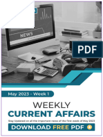 Weekly Current Affairs May 2023 Week 01 - Compressed