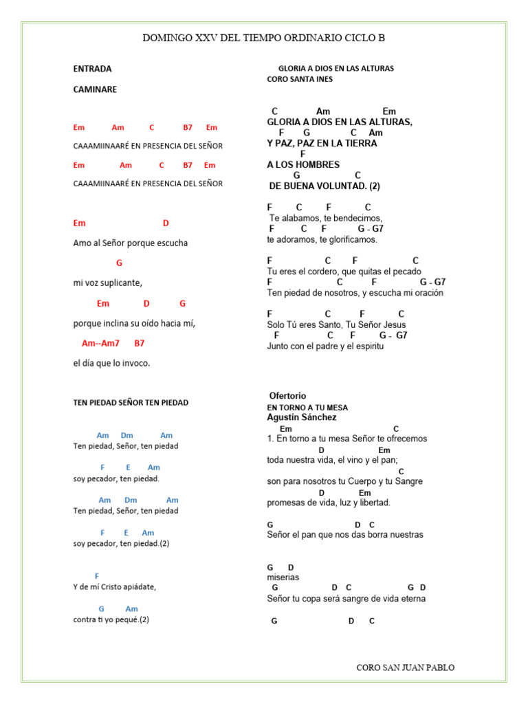 Domingo XXV del Tiempo Ordinario B | PDF | eucaristía | Jesús