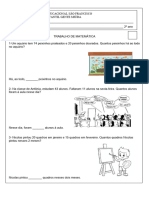 Trabalho de Matemática 3 Bimestre