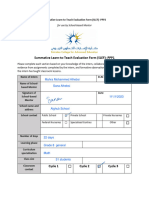 Summative Evaluation Form - Slef ppp1