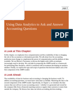 Using Data Analytics To Ask and Answer Accounting Questions: A Look at This Chapter