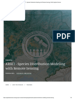 ARSET - Species Distribution Modeling With Remote Sensing - NASA Applied Science