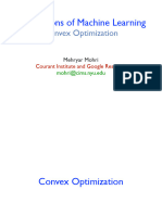 Lecture 0-Ml Convex Optimization