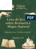 Lista de Livros de Bruxaria e Magia Natural