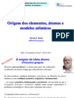 QFL 1101 - 1 - Átomos e Modelos Atômicos (20-03-2017) 4