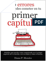 10 Errores Que Puedes Estar Cometiendo en Tu Primer Capitulo