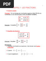 4N3 - Nombres en Ecriture Fractionnaire | PDF | Fraction (Mathématiques ...