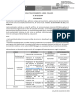 Comunicado - Reprogramación CPMT 186 (R)