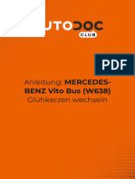 De Anleitung Mercedes Benz Vito Bus w638 Gluhkerzen Wechseln
