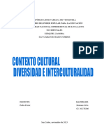 Contexto Cultural e Interculturalidad