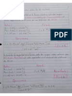 Problemas Ley de Coulomb