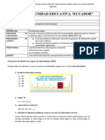 Examen de Pensamiento Logico 1er Quimestre