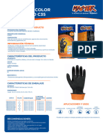 Guantes Master Reforzado Bicolor C35