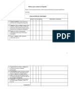 Rúbrica para Evaluar La Infografía: Evaluación Del Contenido