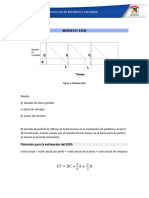 Modelo Eoq: Facultad de Estudios A Distancia