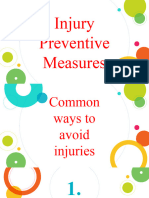 Injury Preventive Measures