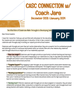 Dec. - Jan - CASC CONNECTION W - Coach Jara