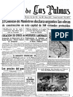 Diario de Las Palmas 21-7-1954 Precio Pan