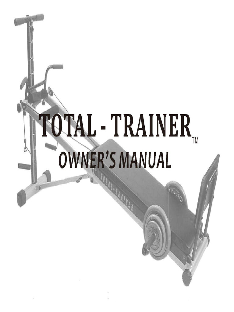 Infiniti Total Trainer TT3500 Manual PDF
