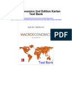 Macroeconomics 2nd Edition Karlan Test Bank