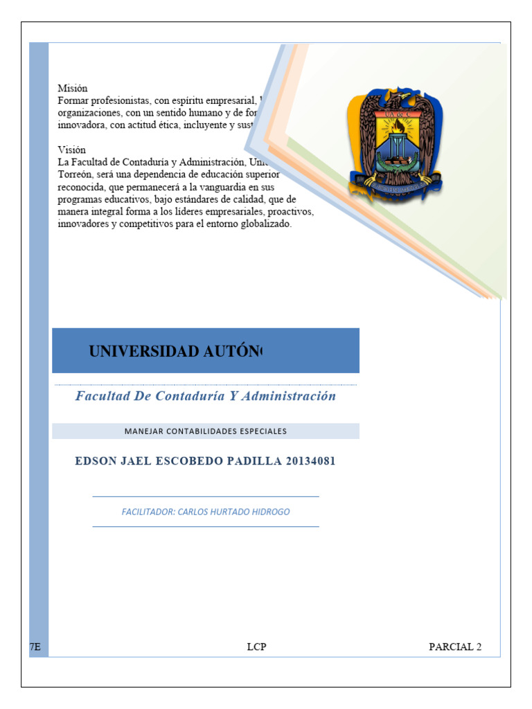 RESUMEN DEL REGIMEN FISCAL DE PERSONAS MORALES AGAPES PDF Impuesto