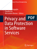 Privacy and Data Protection in Software Services: Roberto Senigaglia Claudia Irti Alessandro Bernes Editors
