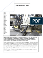 X Axis Lost Motion File