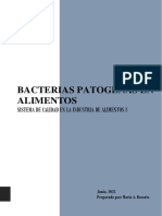 Bacterias Patógenas en Alimentos, Investigación.