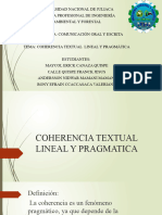 Coherencia Textual Lineal y Pragmatica