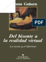 Gubern Roman Del Bisonte A La Realidad V