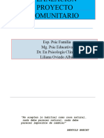 Planeación Proyecto Comunitario. (Comunitaria)