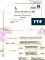 El Aprendizaje - Cuadro Sinóptico