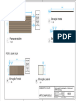 Forro Hall e Porta Rack Sala