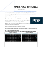 Hitchcock - Phet Electric Field Simulator