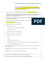 MF1445. Caso Práctico Tema 2. Elaboración de Una Prueba Objetiva de Evaluación