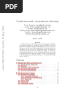 Transformer Models: An Introduction and Catalog