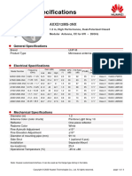 UHP-M 1.2m Dual Polarization Separate C3 Antenna Datasheet (AXXD12MS-3NX) ...