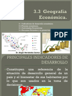 Tema 3.3 GEOGRAFÍA ECONOMICA