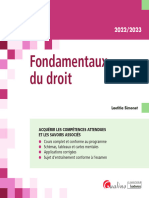 Fondamentaux Du Droit