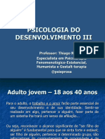 Aulas Desenvolvimento Do Adulto Jovem - Thiago Ribeiro