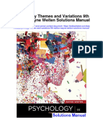 Psychology Themes and Variations 9th Edition Wayne Weiten Solutions Manual