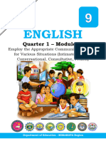 English 9 Quarter 1 Module 3