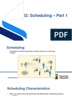 Ch. 22 - Scheduling - Part 1 - Skeleton