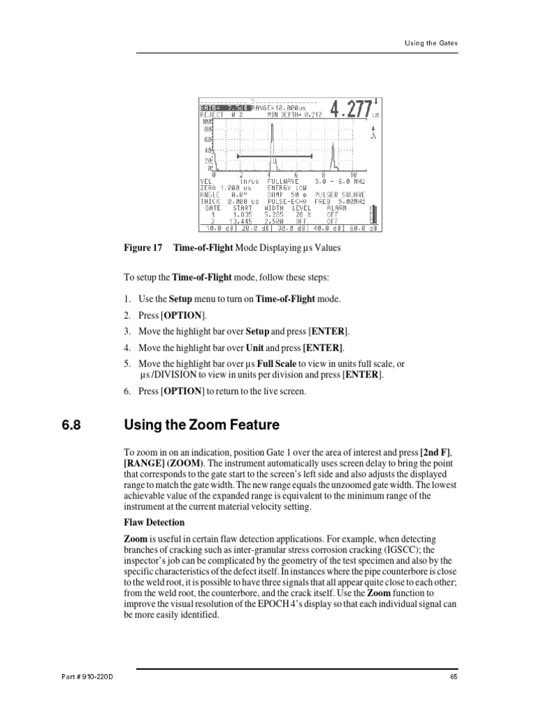 EPOCH 4 Time-of-Flight Setup Guide | PDF | Calibration | Time Of Flight ...