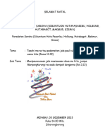 Acara Natal Paradatan Saroha (Sibuntuon Hutapasaribu, Holbung, Hutabagot, Makmur, Siswa) - Draft