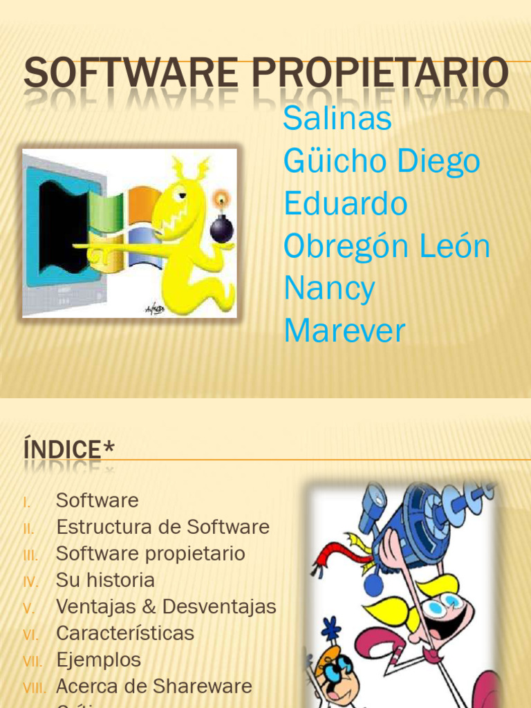 Software Propietario | PDF | Software propietario | Software