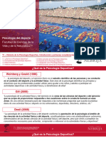 T1 - Historia de La Psicología Deportiva, Introducción y Primeras Consideraciones