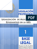 Pasos de Legalización  de Asociaciones Estudiantiles en la UES